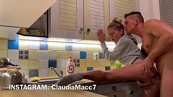 horny wife in kitchen