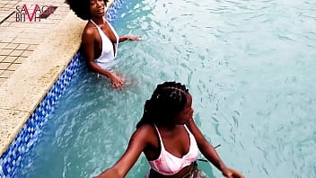 ebony lesbian shower sex