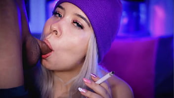 ebony blowjob in public