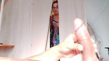 step sister caught masturbating