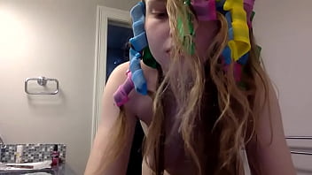pink hair lesbian porn