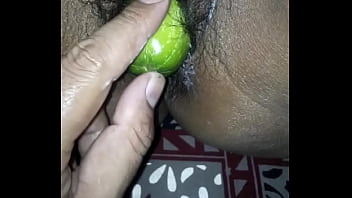 girl deepthroats cucumber