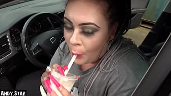 bbw fucked in car