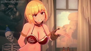 a video of a girl squirting
