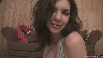 showing her hairy pussy